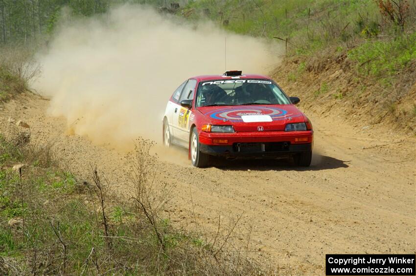 Sean Burke / Max Burke Honda CRX on SS4, J5 South.