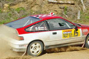 Sean Burke / Max Burke Honda CRX on SS4, J5 South.