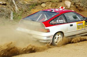 Sean Burke / Max Burke Honda CRX on SS4, J5 South.