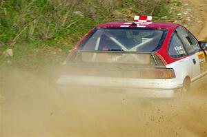 Sean Burke / Max Burke Honda CRX on SS4, J5 South.