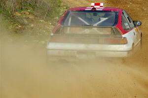 Sean Burke / Max Burke Honda CRX on SS4, J5 South.