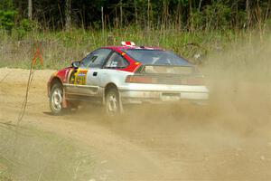 Sean Burke / Max Burke Honda CRX on SS4, J5 South.