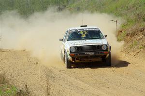 Mark Rokus / Tabitha Lohr VW GTI on SS4, J5 South.