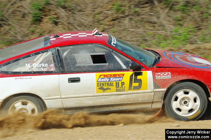 Sean Burke / Max Burke Honda CRX on SS4, J5 South.