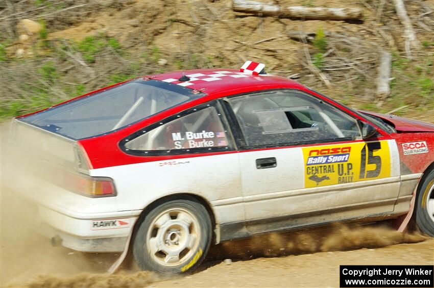 Sean Burke / Max Burke Honda CRX on SS4, J5 South.