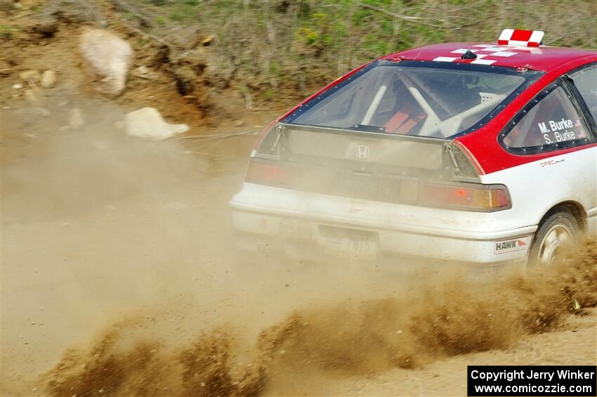 Sean Burke / Max Burke Honda CRX on SS4, J5 South.