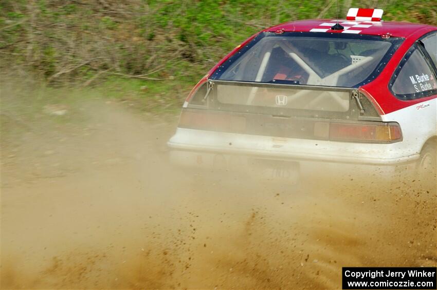 Sean Burke / Max Burke Honda CRX on SS4, J5 South.