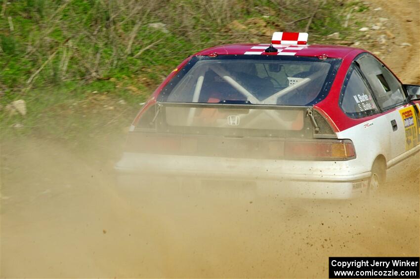 Sean Burke / Max Burke Honda CRX on SS4, J5 South.