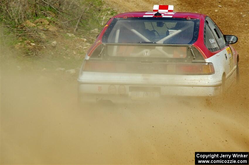 Sean Burke / Max Burke Honda CRX on SS4, J5 South.