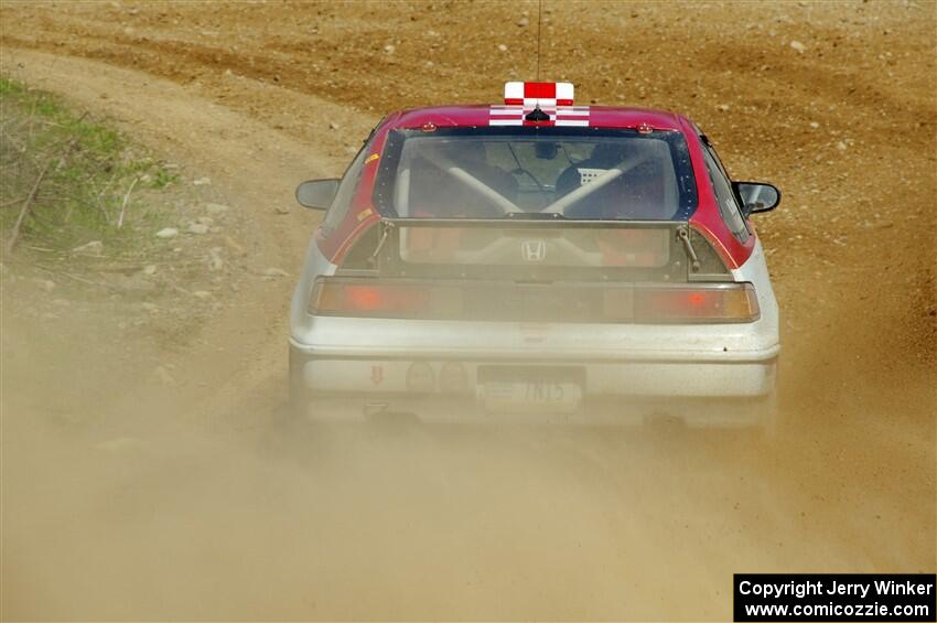 Sean Burke / Max Burke Honda CRX on SS4, J5 South.