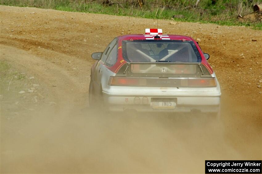 Sean Burke / Max Burke Honda CRX on SS4, J5 South.