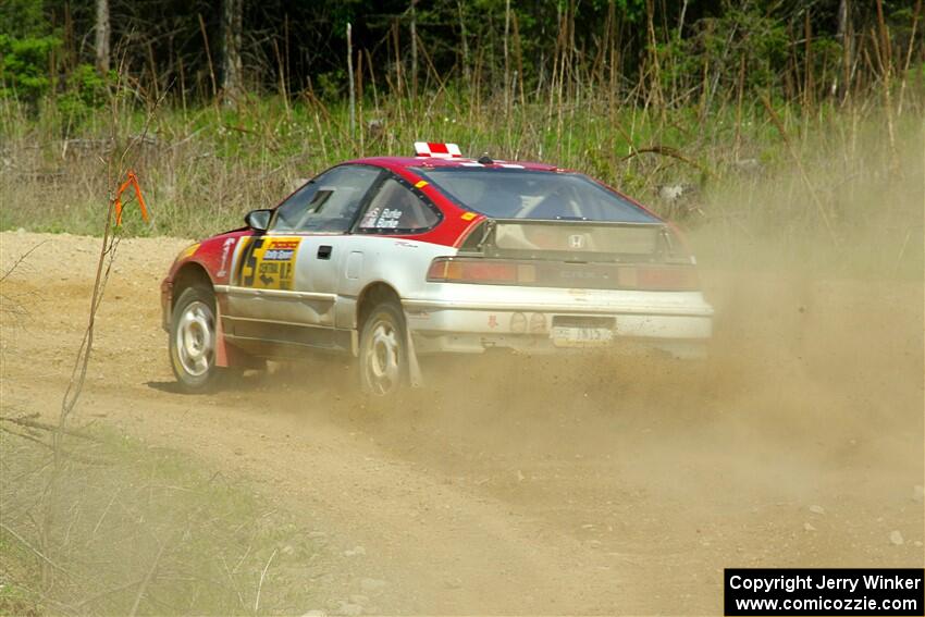 Sean Burke / Max Burke Honda CRX on SS4, J5 South.