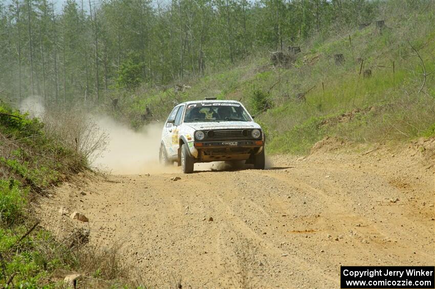 Mark Rokus / Tabitha Lohr VW GTI on SS4, J5 South.