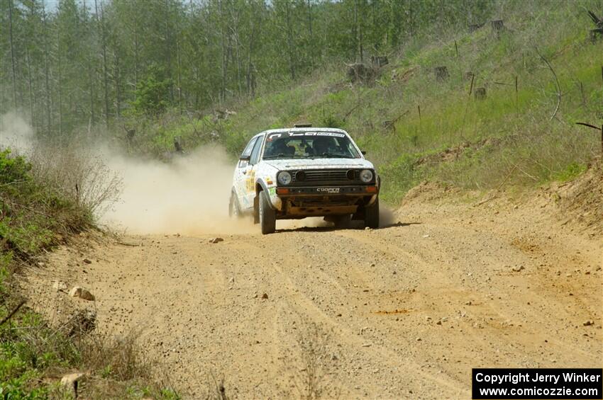 Mark Rokus / Tabitha Lohr VW GTI on SS4, J5 South.