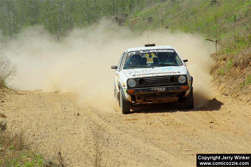 Mark Rokus / Tabitha Lohr VW GTI on SS4, J5 South.