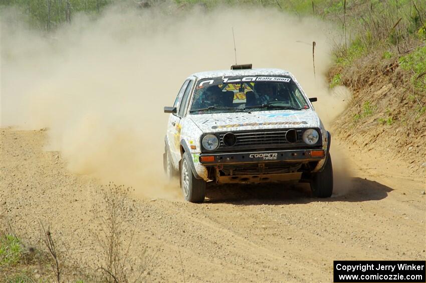 Mark Rokus / Tabitha Lohr VW GTI on SS4, J5 South.