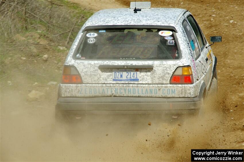 Mark Rokus / Tabitha Lohr VW GTI on SS4, J5 South.