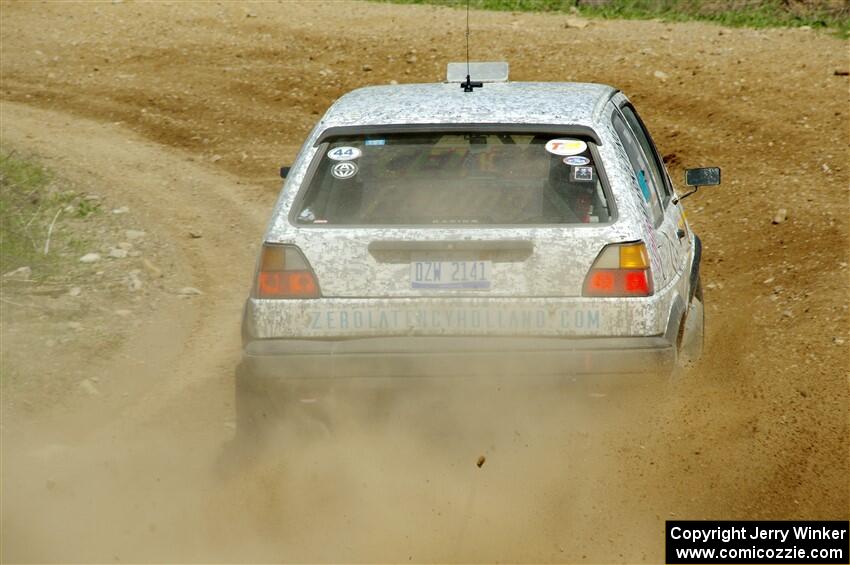 Mark Rokus / Tabitha Lohr VW GTI on SS4, J5 South.