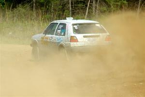 Mark Rokus / Tabitha Lohr VW GTI on SS4, J5 South.