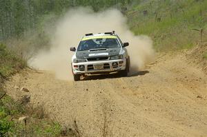 Aidan Hicks / John Hicks Subaru Impreza Wagon on SS4, J5 South.