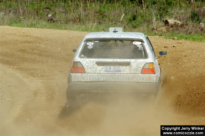 Mark Rokus / Tabitha Lohr VW GTI on SS4, J5 South.