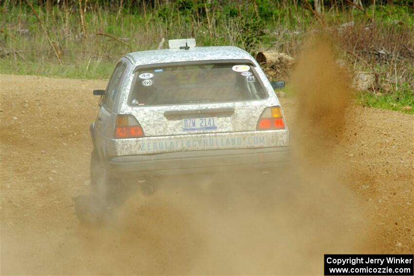 Mark Rokus / Tabitha Lohr VW GTI on SS4, J5 South.