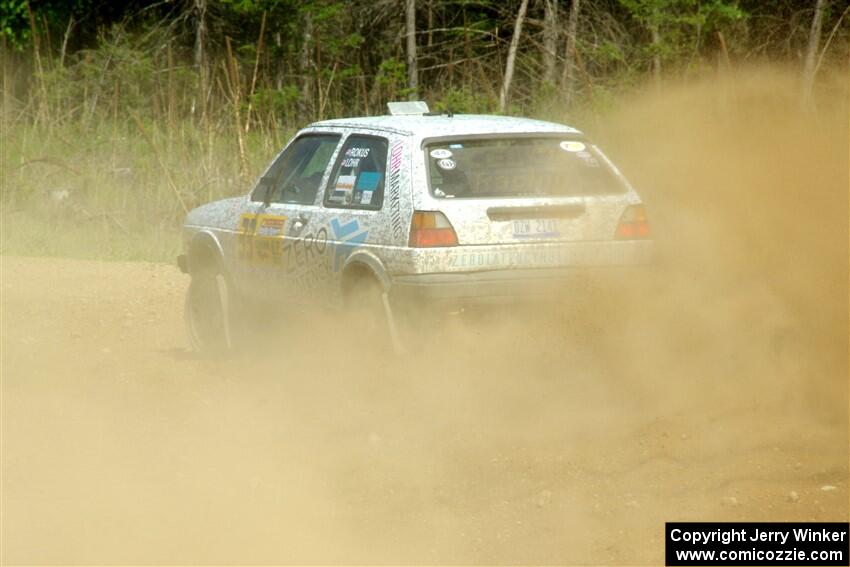 Mark Rokus / Tabitha Lohr VW GTI on SS4, J5 South.