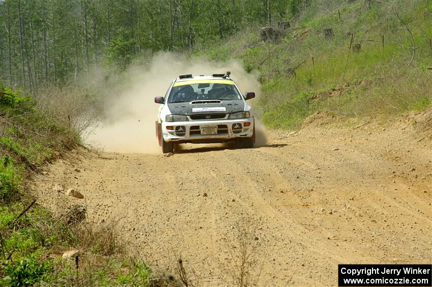 Aidan Hicks / John Hicks Subaru Impreza Wagon on SS4, J5 South.