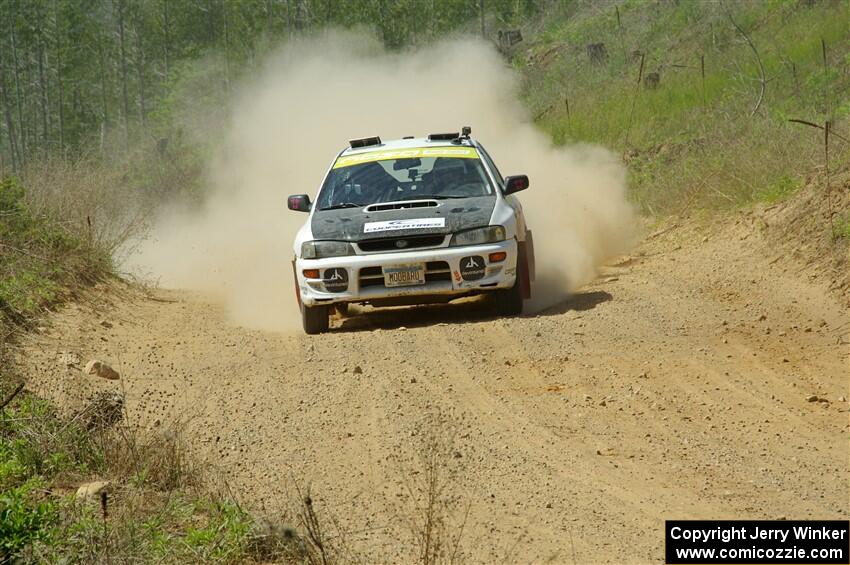 Aidan Hicks / John Hicks Subaru Impreza Wagon on SS4, J5 South.