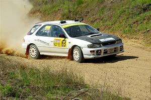 Aidan Hicks / John Hicks Subaru Impreza Wagon on SS4, J5 South.