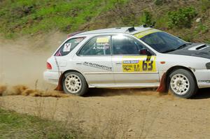 Aidan Hicks / John Hicks Subaru Impreza Wagon on SS4, J5 South.