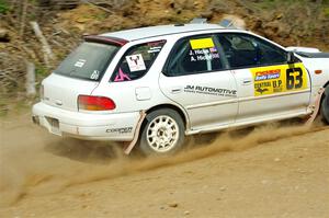 Aidan Hicks / John Hicks Subaru Impreza Wagon on SS4, J5 South.