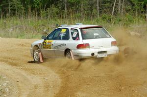 Aidan Hicks / John Hicks Subaru Impreza Wagon on SS4, J5 South.