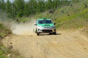 Eric Dieterich / Jake Wolfe Ford Fiesta on SS4, J5 South.