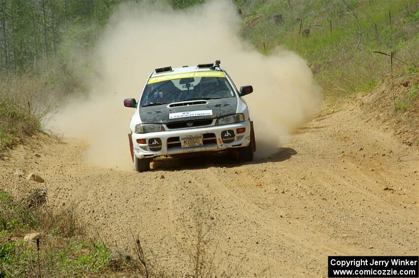 Aidan Hicks / John Hicks Subaru Impreza Wagon on SS4, J5 South.