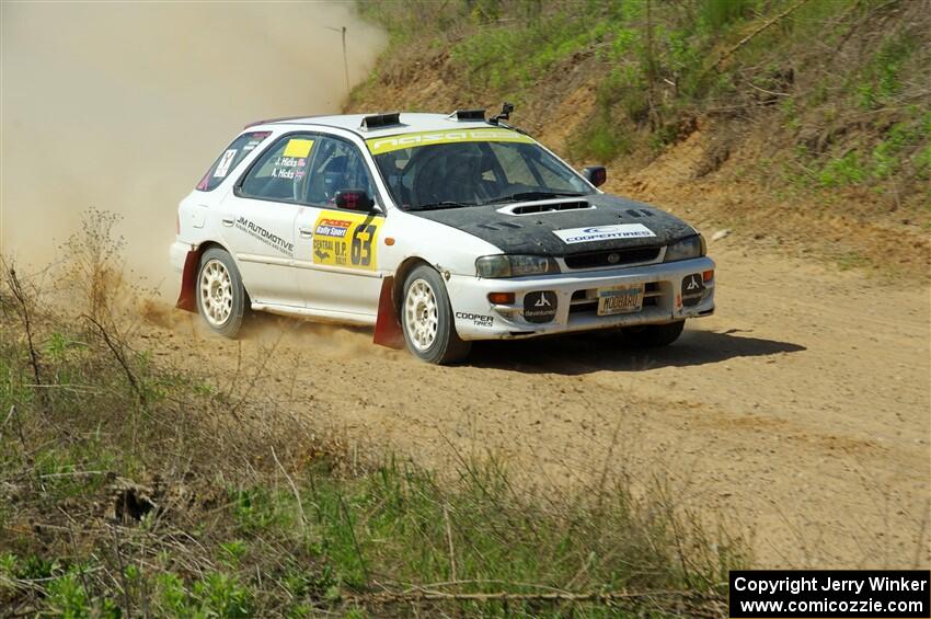 Aidan Hicks / John Hicks Subaru Impreza Wagon on SS4, J5 South.