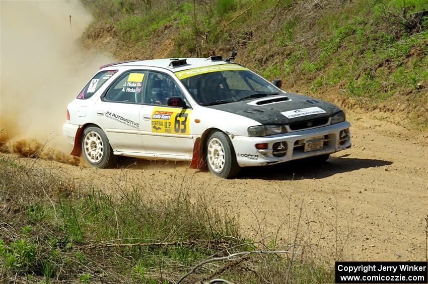 Aidan Hicks / John Hicks Subaru Impreza Wagon on SS4, J5 South.