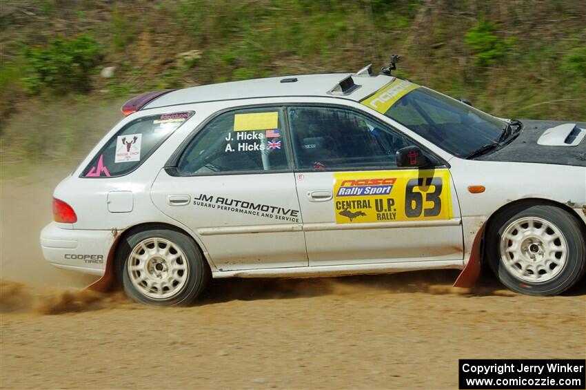 Aidan Hicks / John Hicks Subaru Impreza Wagon on SS4, J5 South.