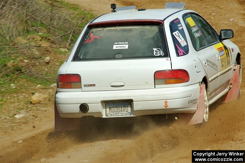 Aidan Hicks / John Hicks Subaru Impreza Wagon on SS4, J5 South.