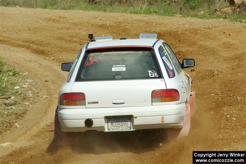 Aidan Hicks / John Hicks Subaru Impreza Wagon on SS4, J5 South.