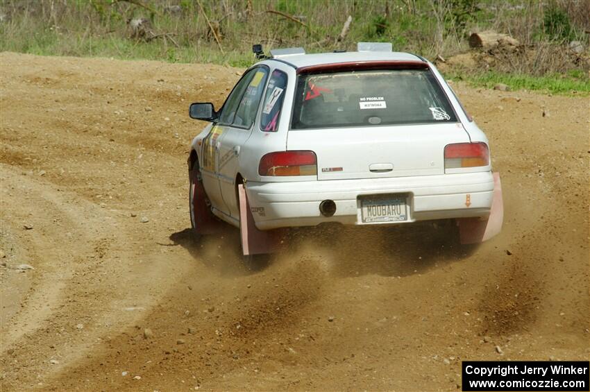 Aidan Hicks / John Hicks Subaru Impreza Wagon on SS4, J5 South.