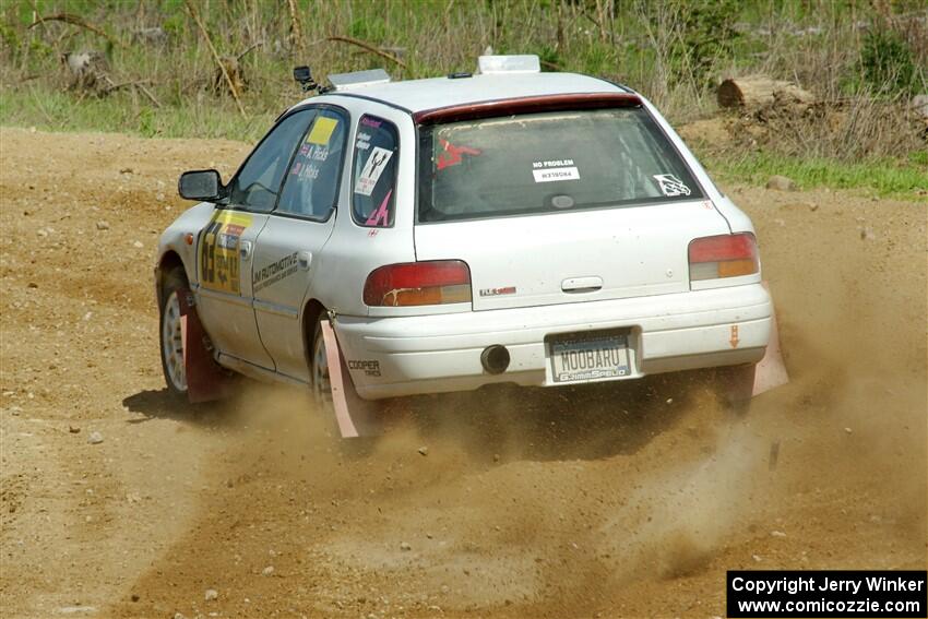 Aidan Hicks / John Hicks Subaru Impreza Wagon on SS4, J5 South.