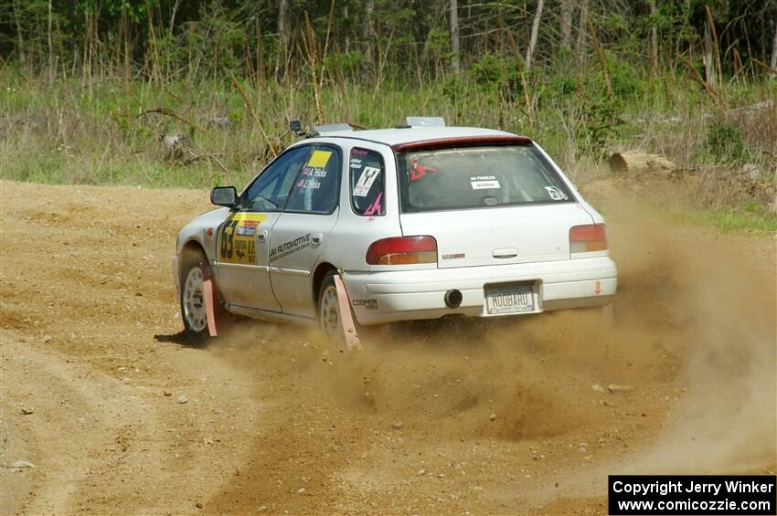 Aidan Hicks / John Hicks Subaru Impreza Wagon on SS4, J5 South.