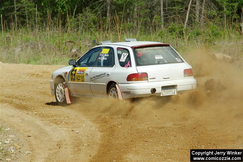 Aidan Hicks / John Hicks Subaru Impreza Wagon on SS4, J5 South.