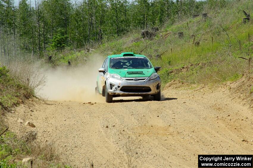 Eric Dieterich / Jake Wolfe Ford Fiesta on SS4, J5 South.