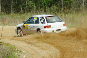 Aidan Hicks / John Hicks Subaru Impreza Wagon on SS4, J5 South.