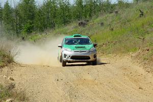 Eric Dieterich / Jake Wolfe Ford Fiesta on SS4, J5 South.