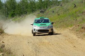 Eric Dieterich / Jake Wolfe Ford Fiesta on SS4, J5 South.