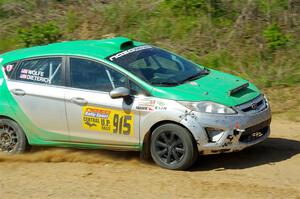 Eric Dieterich / Jake Wolfe Ford Fiesta on SS4, J5 South.