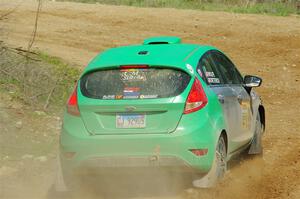 Eric Dieterich / Jake Wolfe Ford Fiesta on SS4, J5 South.